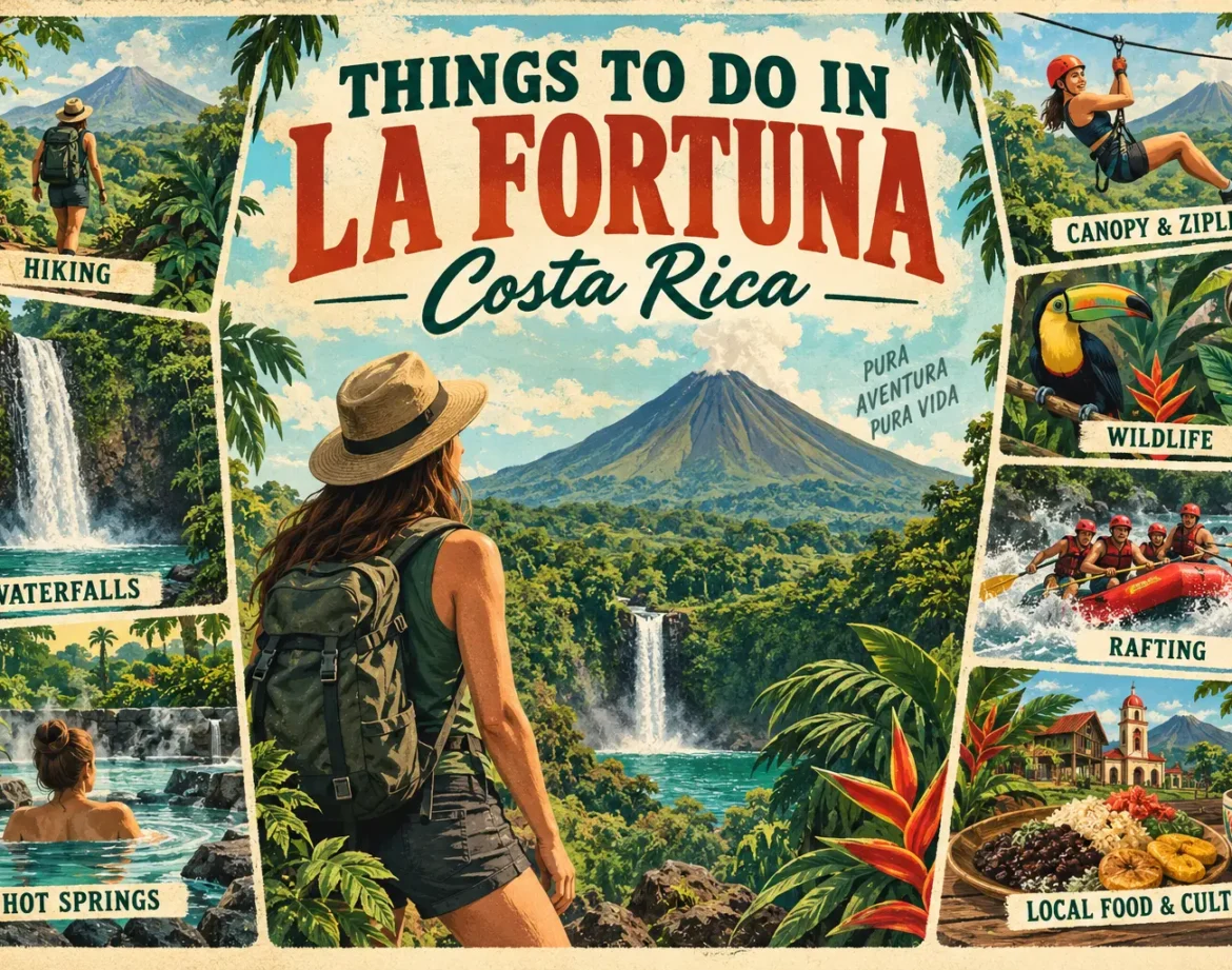 Adventure activities for families visiting La Fortuna Costa Rica with teenagers