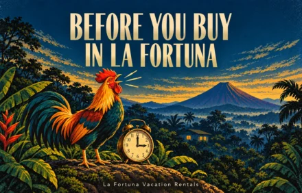 Buying Property in La Fortuna? Meet the Roosters First