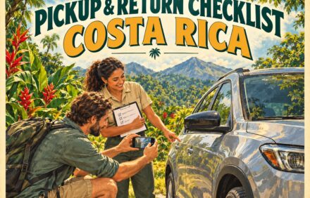 Costa Rica Rental Car Pickup and Return Checklist: Avoiding Unexpected Charges